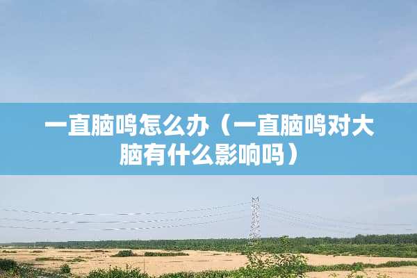 一直脑鸣怎么办（一直脑鸣对大脑有什么影响吗）
