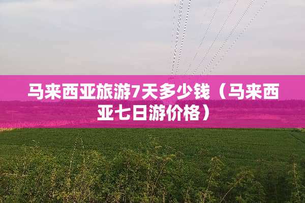 马来西亚旅游7天多少钱（马来西亚七日游价格）