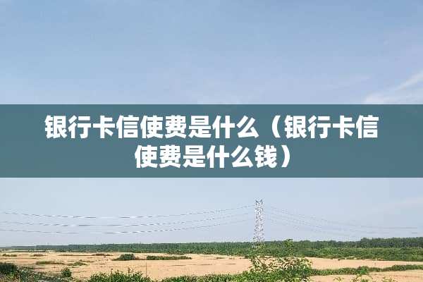 ***信使费是什么（***信使费是什么钱）