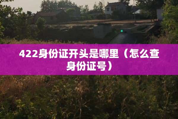 422***开头是哪里（怎么查***号）