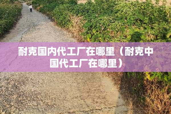 耐克国内代工厂在哪里（耐克中国代工厂在哪里）