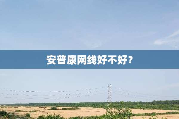 安普康网线好不好？