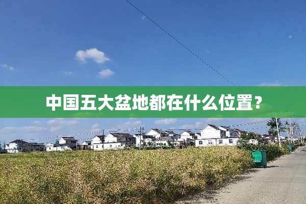 中国五大盆地都在什么位置？