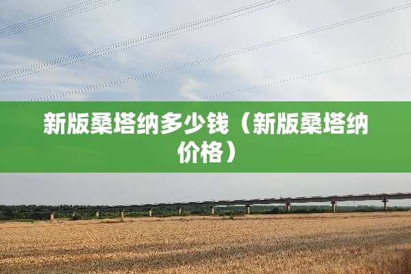 新版桑塔纳多少钱（新版桑塔纳价格）