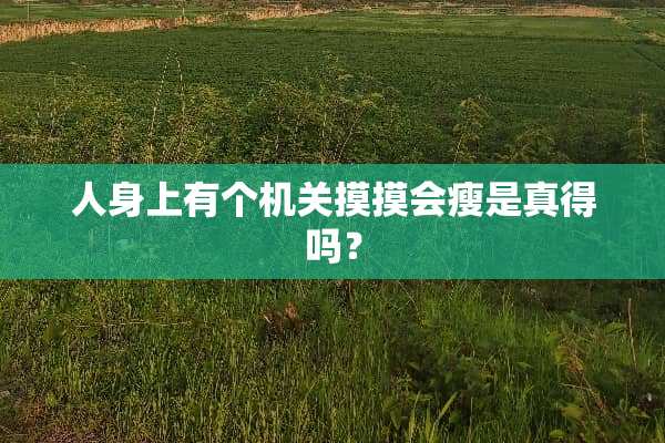 人身上有个机关摸摸会瘦是真得吗？
