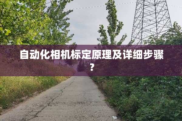 自动化相机标定原理及详细步骤？
