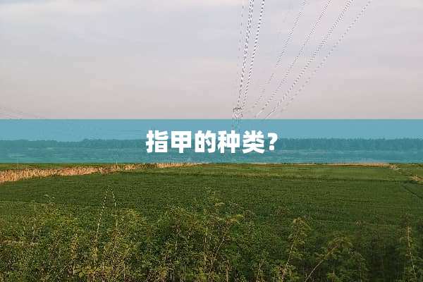 指甲的种类？