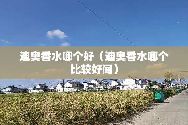 迪奥香水哪个好（迪奥香水哪个比较好闻）