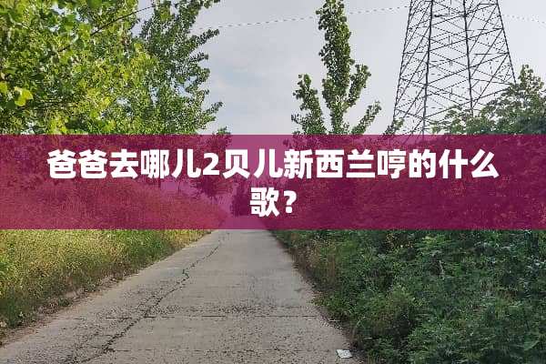 爸爸去哪儿2贝儿新西兰哼的什么歌？