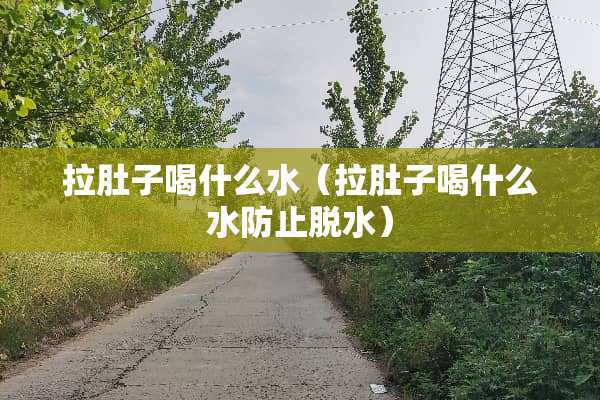 拉肚子喝什么水（拉肚子喝什么水防止脱水）