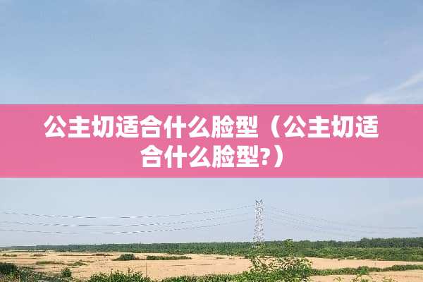 公主切适合什么脸型（公主切适合什么脸型?）