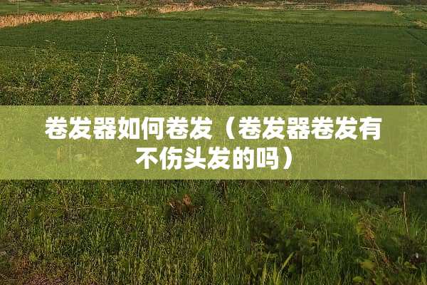 卷发器如何卷发（卷发器卷发有不伤头发的吗）