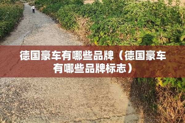 德国豪车有哪些品牌（德国豪车有哪些品牌标志）