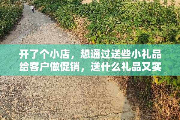 开了个小店，想通过送些小礼品给客户做促销，送什么礼品又实用又不掉档次呢？