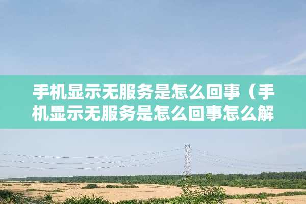 手机显示无服务是怎么回事（手机显示无服务是怎么回事怎么解决方法）