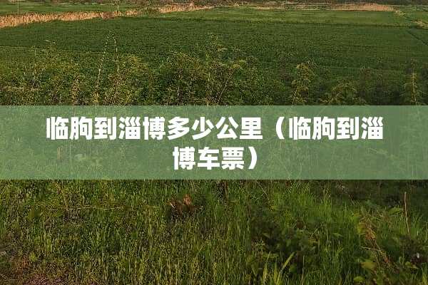临朐到淄博多少公里（临朐到淄博车票）
