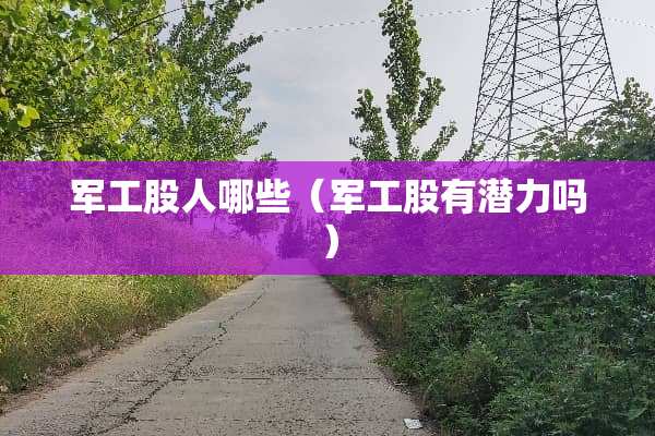 军工股人哪些（军工股有潜力吗）