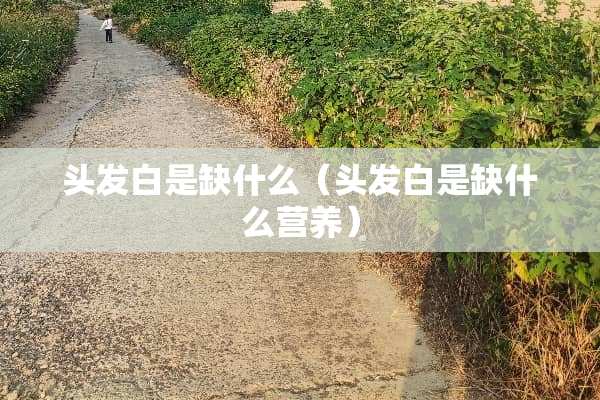 头发白是缺什么（头发白是缺什么营养）