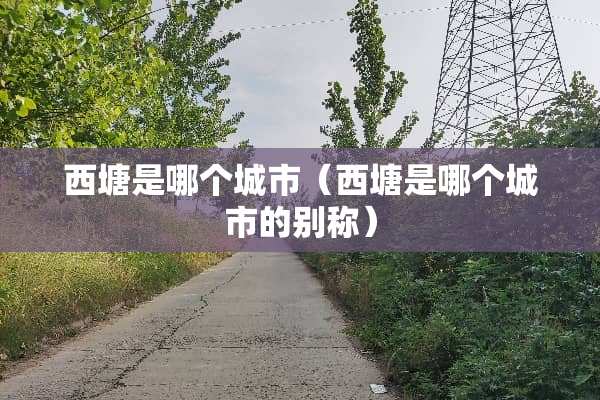 西塘是哪个城市（西塘是哪个城市的别称）
