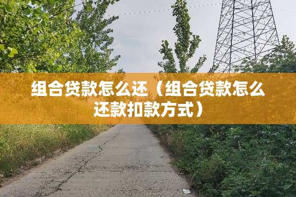 组合贷款怎么还（组合贷款怎么还款扣款方式）