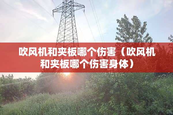 吹风机和夹板哪个伤害（吹风机和夹板哪个伤害身体）