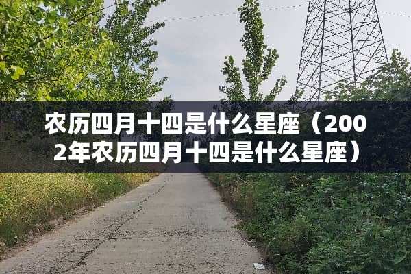 农历四月十四是什么星座（2002年农历四月十四是什么星座）