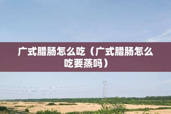 广式腊肠怎么吃（广式腊肠怎么吃要蒸吗）