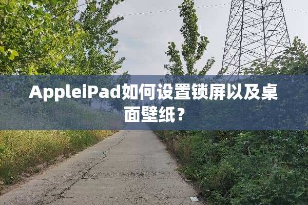AppleiPad如何设置锁屏以及桌面壁纸？