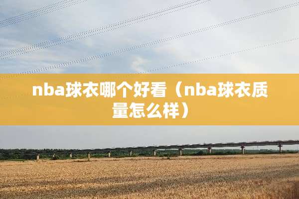 nba球衣哪个好看（nba球衣质量怎么样）