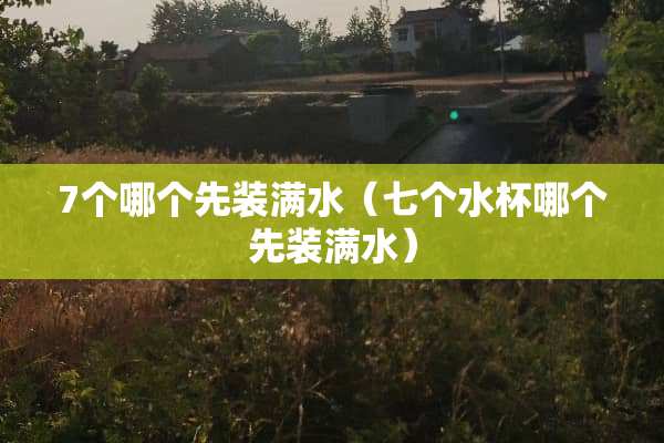 7个哪个先装满水（七个水杯哪个先装满水）