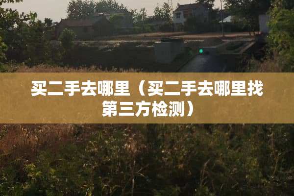 买二手去哪里（买二手去***第三方检测）