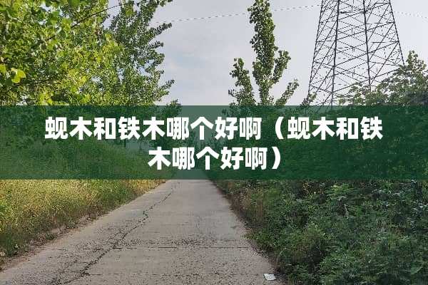 蚬木和铁木哪个好啊（蚬木和铁木哪个好啊）