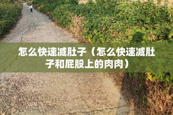 怎么快速减肚子（怎么快速减肚子和**上的肉肉）