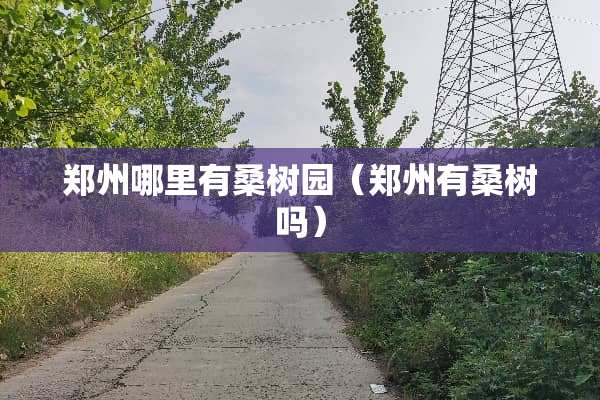 郑州哪里有桑树园（郑州有桑树吗）