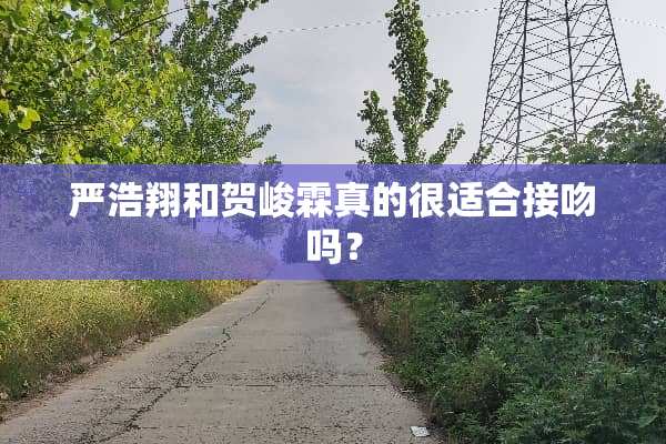严浩翔和贺峻霖真的很适合接吻吗？