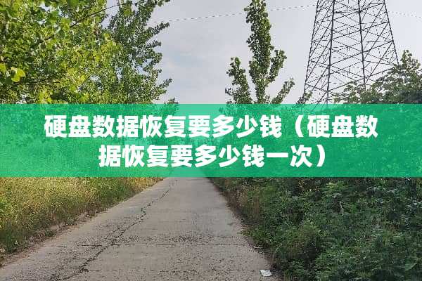 硬盘数据恢复要多少钱（硬盘数据恢复要多少钱一次）