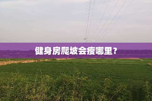健身房爬坡会瘦哪里？
