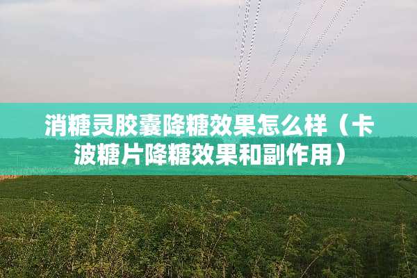 消糖灵胶囊降糖效果怎么样（卡波糖片降糖效果和副作用）