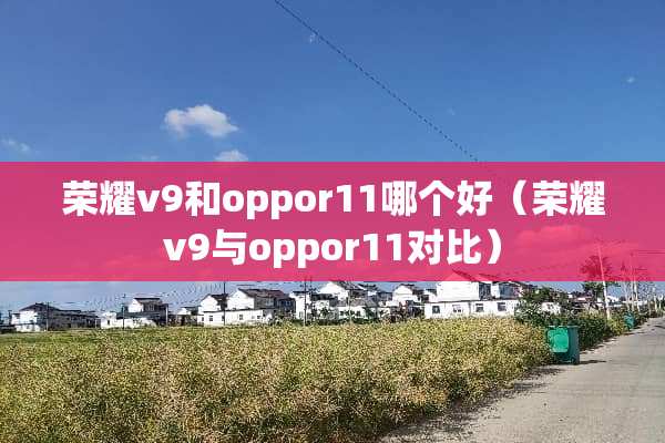 荣耀v9和oppor11哪个好（荣耀v9与oppor11对比）