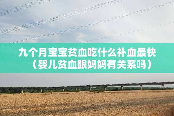 九个月宝宝贫血吃什么补血最快（婴儿贫血跟妈妈有关系吗）