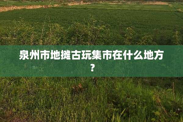 泉州市地摊古玩集市在什么地方？