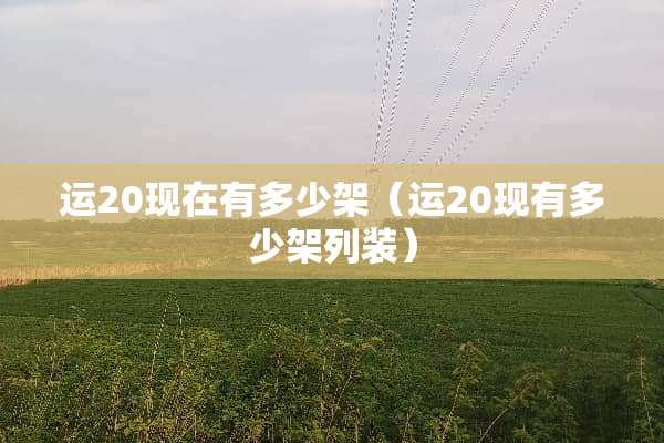 运20现在有多少架（运20现有多少架列装）