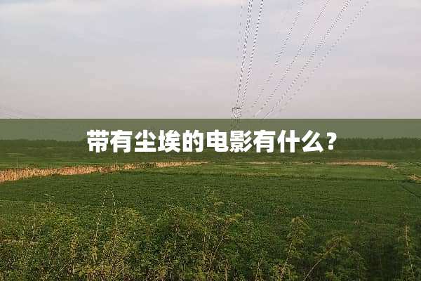 带有尘埃的电影有什么？