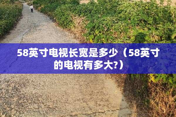 58英寸电视长宽是多少（58英寸的电视有多大?）