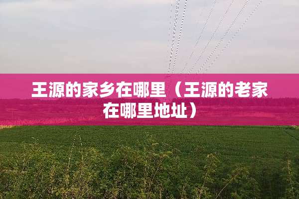 王源的家乡在哪里（王源的老家在哪里地址）