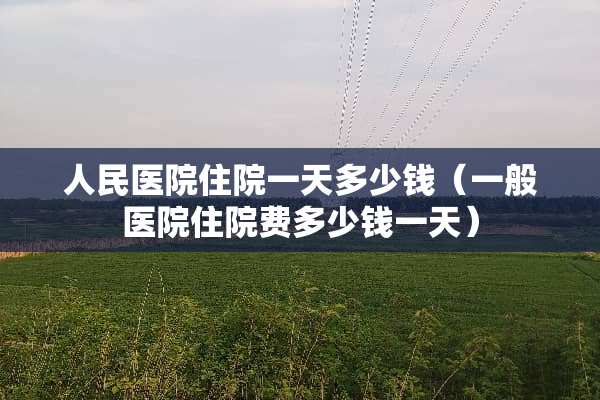 人民医院住院一天多少钱（一般医院住院费多少钱一天）