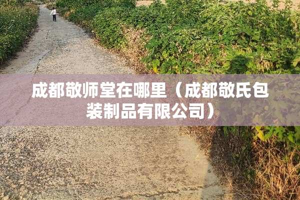 成都敬师堂在哪里（成都敬氏包装制品有限公司）