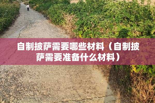 自制披萨需要哪些材料（自制披萨需要准备什么材料）