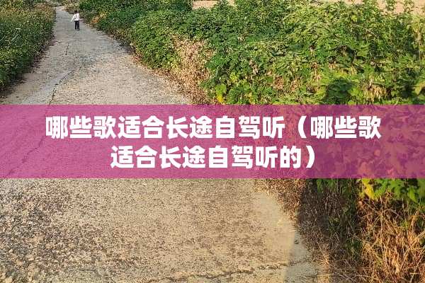 哪些歌适合长途自驾听（哪些歌适合长途自驾听的）