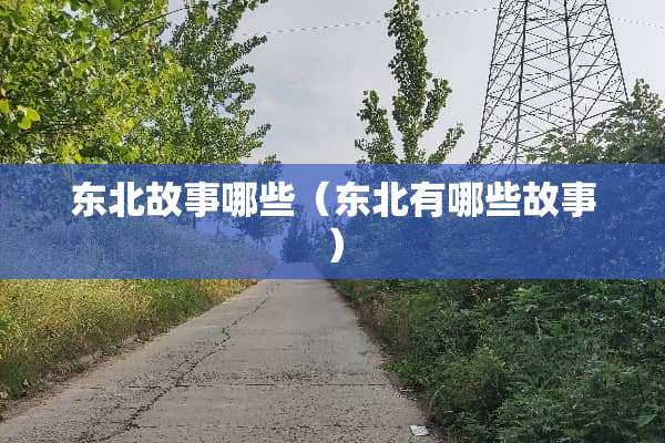 东北故事哪些（东北有哪些故事）
